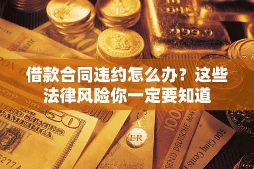 济南借款合同违约怎么办？这些法律风险你一定要知道
