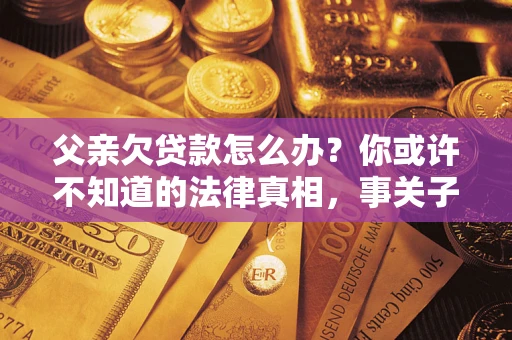 济南父亲欠贷款怎么办？你或许不知道的法律真相，事关子女未来