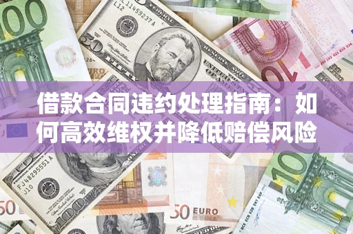 济南借款合同违约处理指南：如何高效维权并降低赔偿风险？
