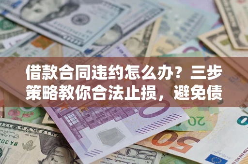 济南借款合同违约怎么办？三步策略教你合法止损，避免债务危机升级