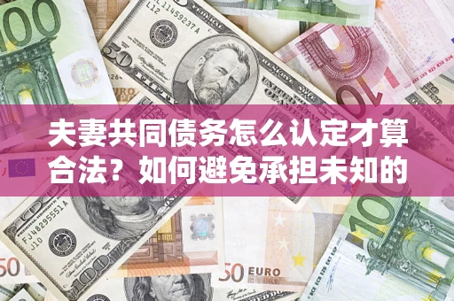 济南夫妻共同债务怎么认定才算合法？如何避免承担未知的债务风险？